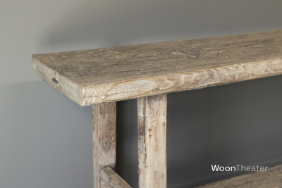 Origineel oude wandtafel met plank