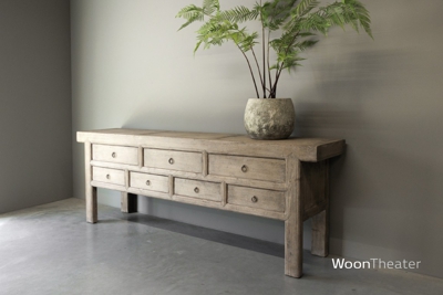 Sideboard 7 lade | oud hout