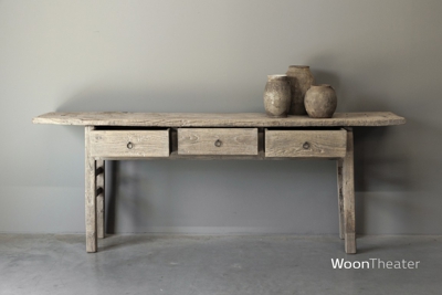 Origineel oude wandtafel 