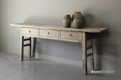 Origineel oude wandtafel 