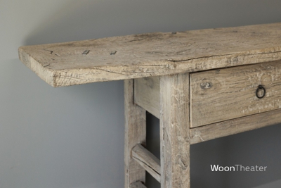 Origineel oude wandtafel 