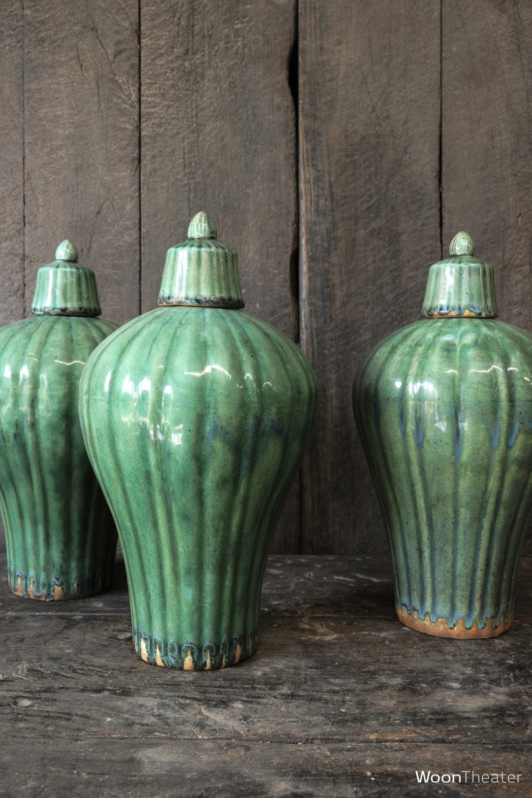 Vintage kruik met deksel | China