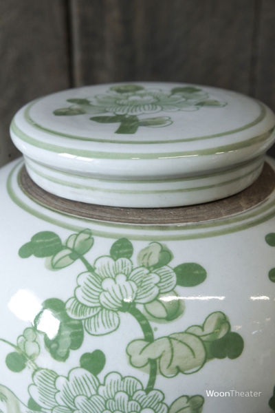 Vintage gemberpot groen | China