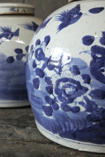 Vintage gemberpot XL | China